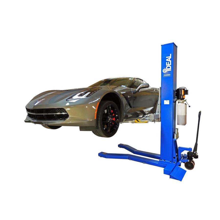 IDEAL 6,000 lb iMobile Mobile Single Column Lift in the