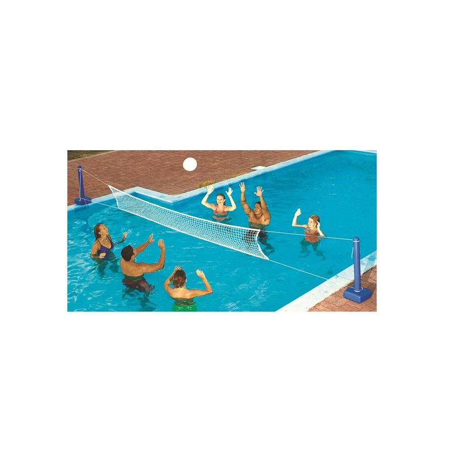 Swimline Swimline 9186 Cross Inground Swimming Pool Fun Volleyball Net Game Water Set In The Pool Toys Department At Lowes Com