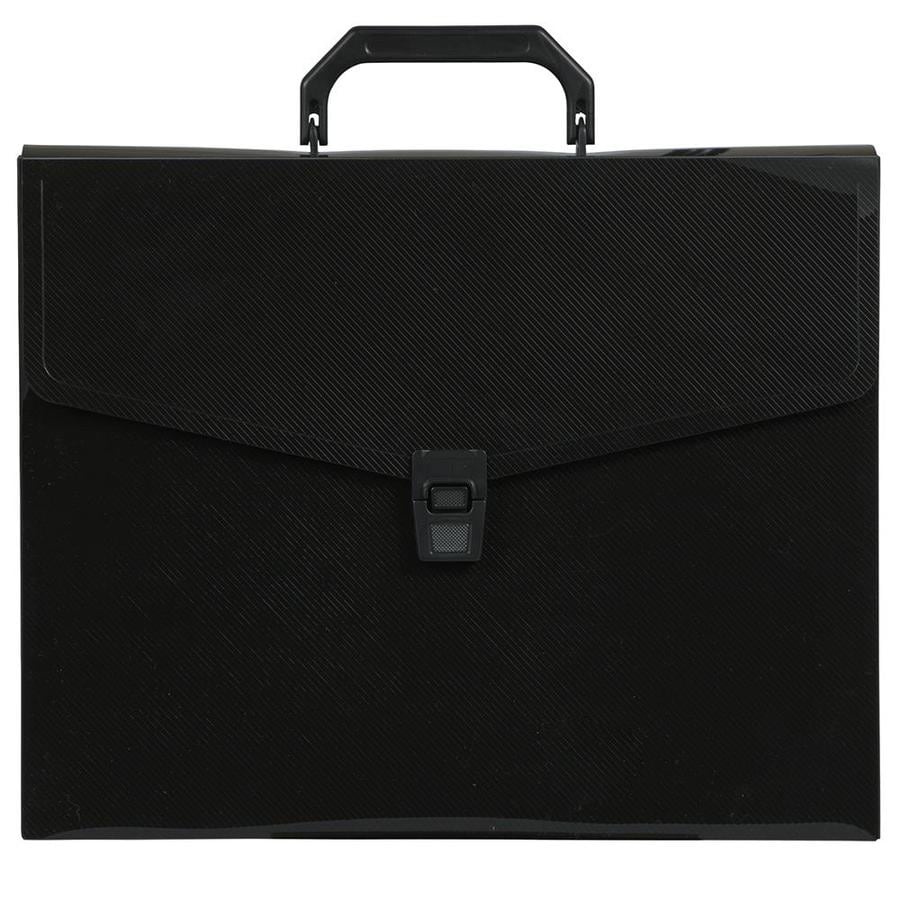 black plastic briefcase