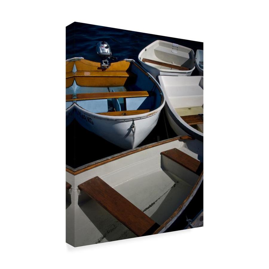 Trademark Fine Art Rachel Perry "Row Boats V" 14x19 Canvas 