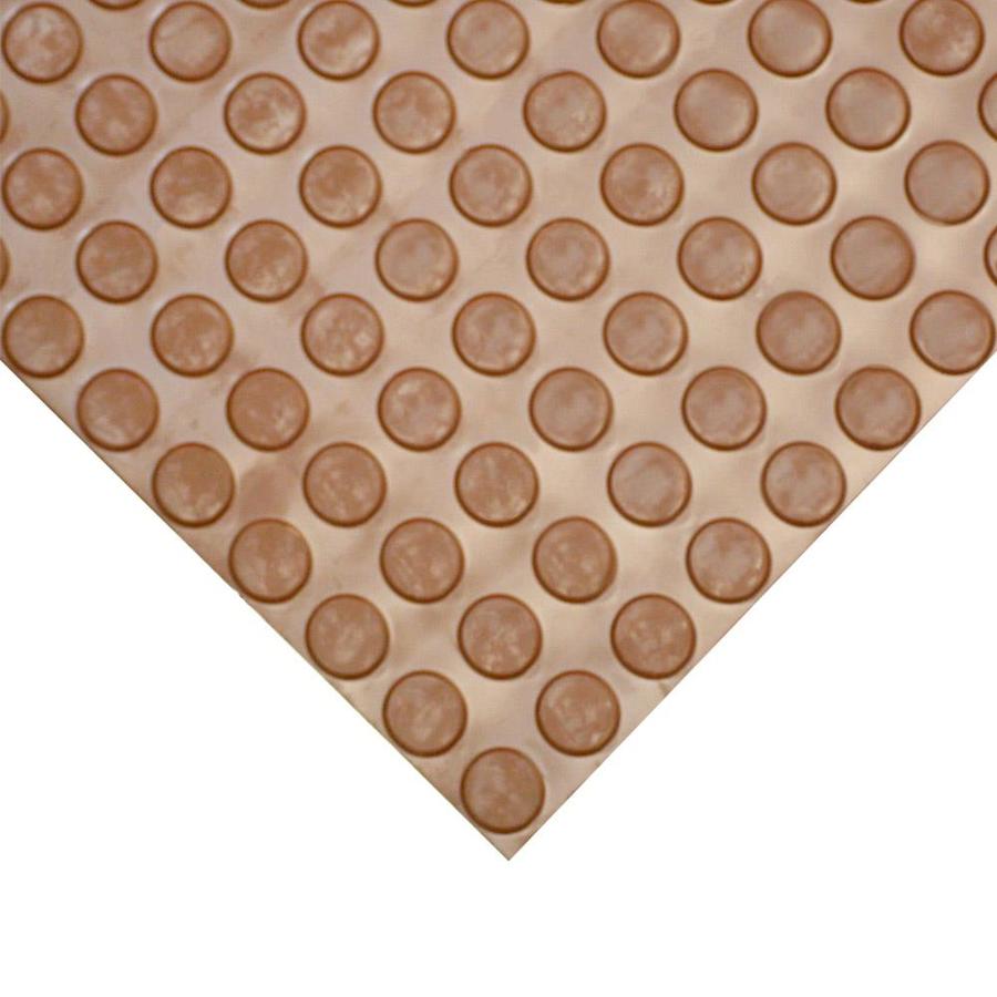 RubberCal CoinPattern 36in x 72in Brown (solid color) Rubber Sheet