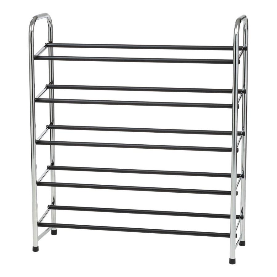 Iris 5 Tier Supreme Metal Shoe Rack In The Shoe Storage Department At Lowes Com