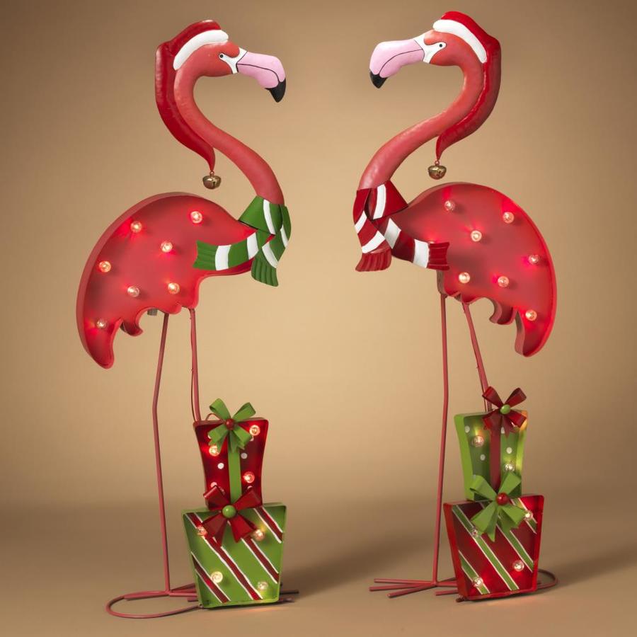 flamingo christmas decor