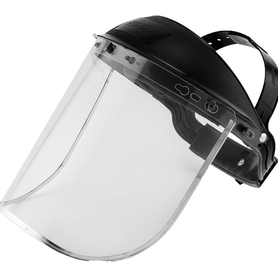 Jackson Safety Model K Headgear With Clear Aluminum Bound Acetate Face Shield Window Rachet