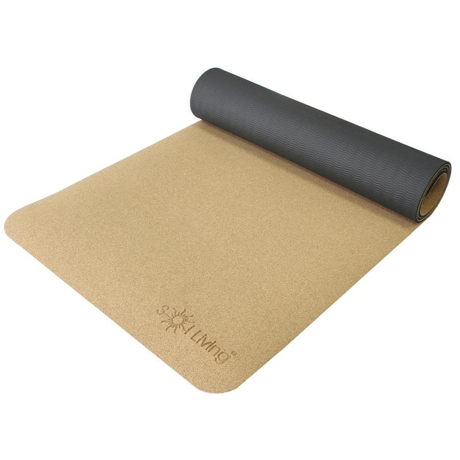 brown yoga mat