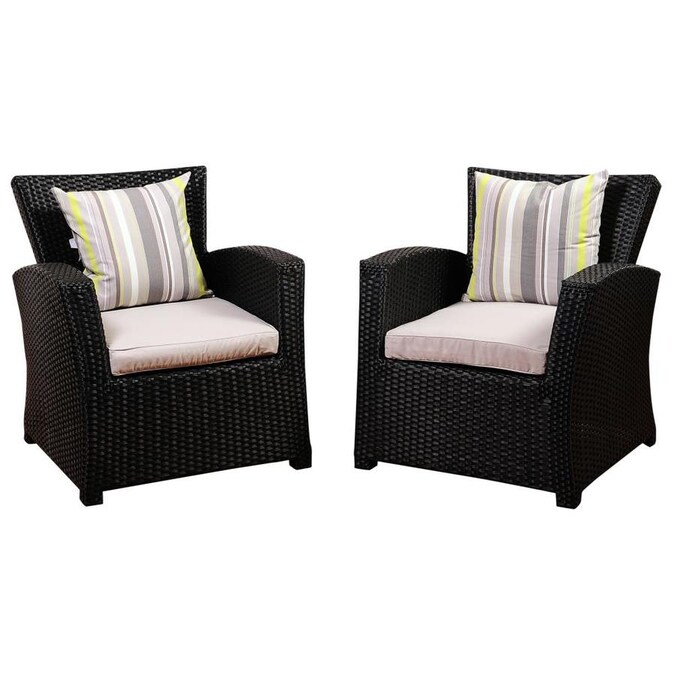 Envelor Atlantic Set Of 2 Brown Wicker Metal Stationary Conversation Chair S With Solid Seat In The Patio Chairs Department At Com - Atlantic Bellagio Patio Furniture Envelor Atlantic Set Of 2 Brown Wicker Metal Stationary Conversation Chair S With Solid Seat In The Patio Chairs Department At Com - Atlantic Bellagio Patio Furniture