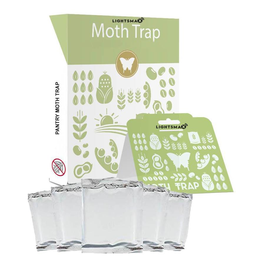 Clothes Moth Traps with Pheromones Prime Long Lasting /& Easy to Use Safe /& Non-Toxic 6 Pack Highly Effective