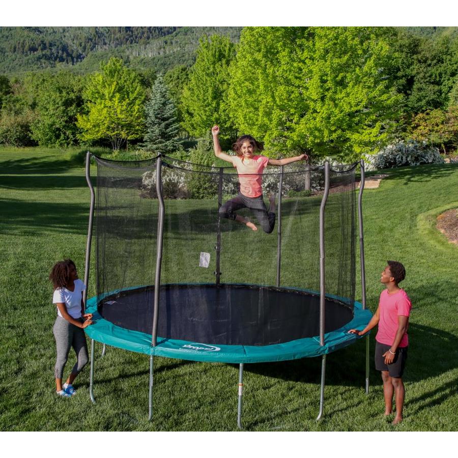 Propel Trampolines 12ft Trampoline 12ft Round Green Backyard