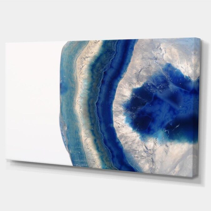 stretched and ready to hang. macro image of Needle Agate 11x14 Photo on canvas