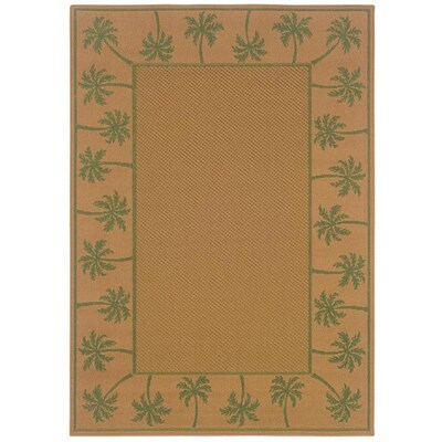 Archer Lane Lexington 5 x 8 Green Indoor/Outdoor Border Area Rug Archer Lane Lexington 5 x 8 Green Indoor/Outdoor Border Area Rug