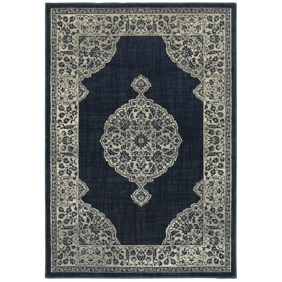 industrial shop area rug indigo 7 x 10