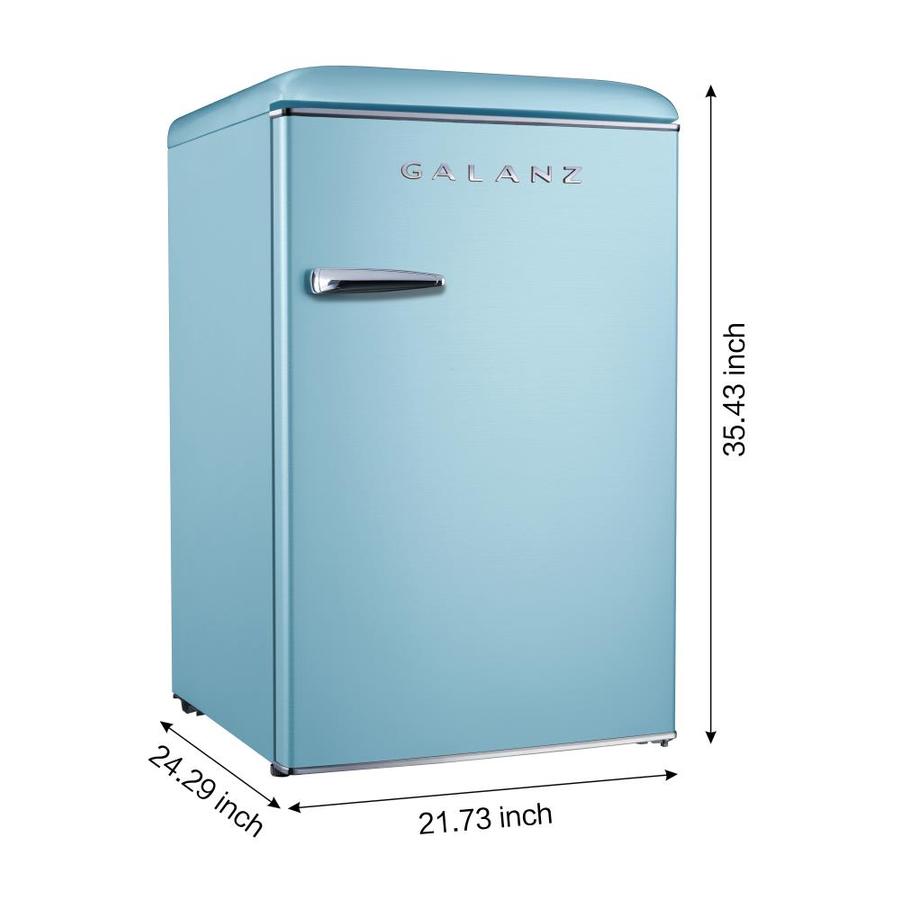 - Brand New & Free Shipping cubic Ft Retro Mini Fridge Galanz 4.4 Cu 3 Colors 