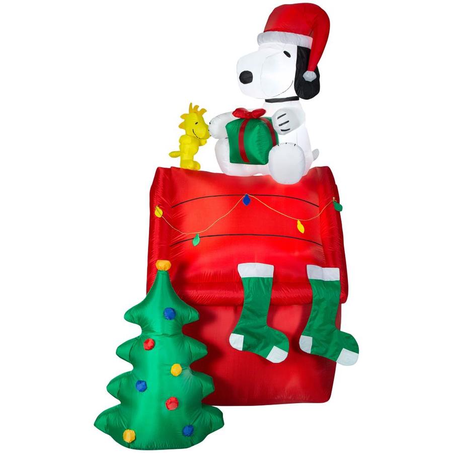 ft Lighted Snoopy Christmas Inflatable 