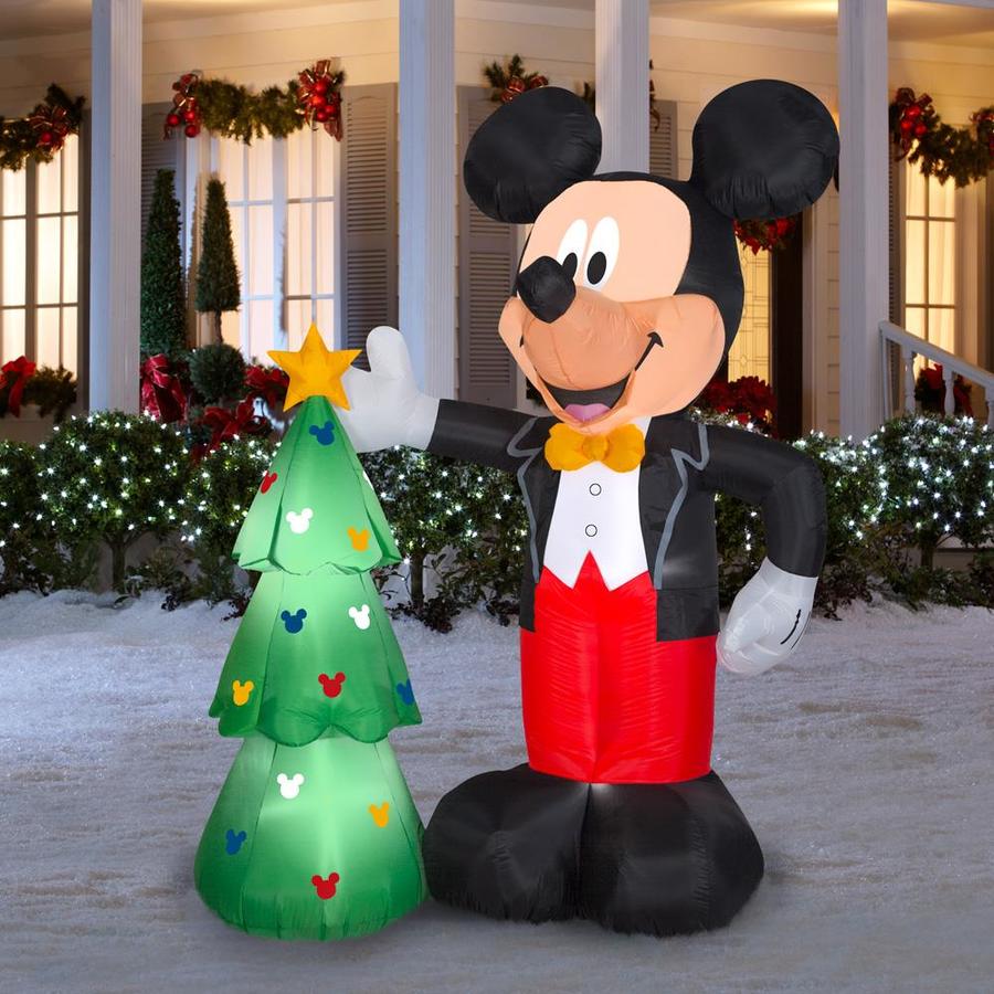 Disney 7.5131ft Lighted Mickey Mouse Christmas Inflatable in the