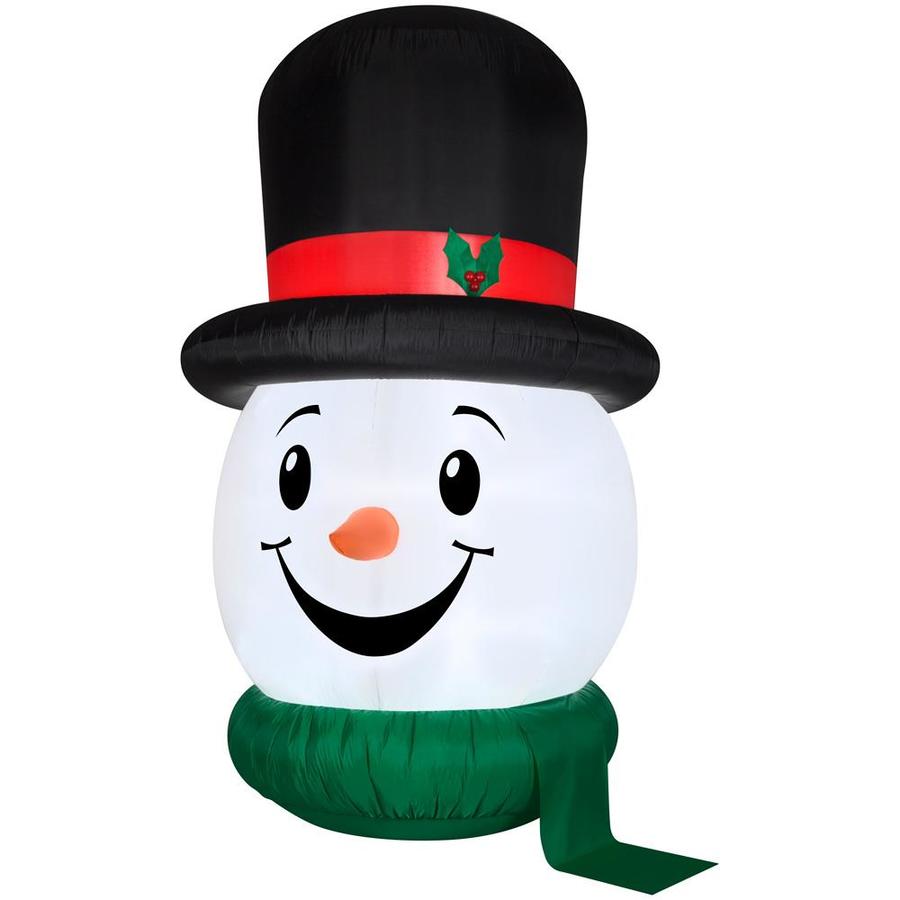 Gemmy 10 Ft Lighted Snowman Christmas Inflatable In The Christmas