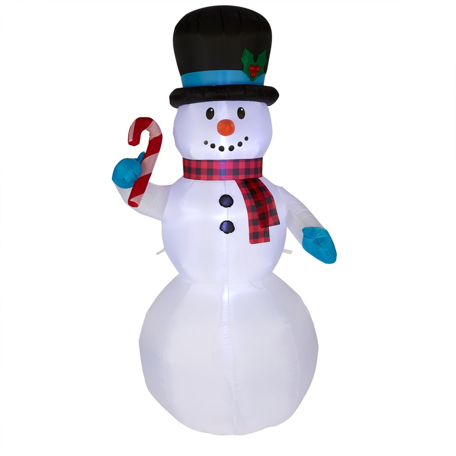 Gemmy 7-ft Lighted Snowman Christmas Inflatable In The Christmas 