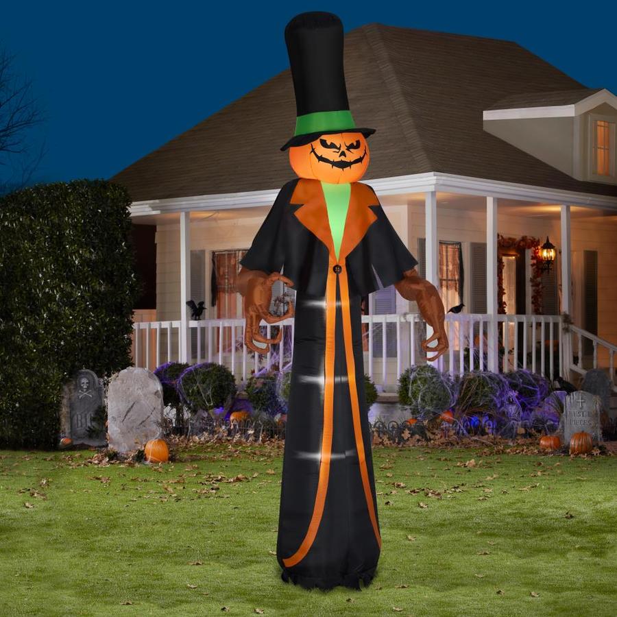 Gemmy 12ft x 5ft Lighted Monster Halloween Inflatable in the Outdoor