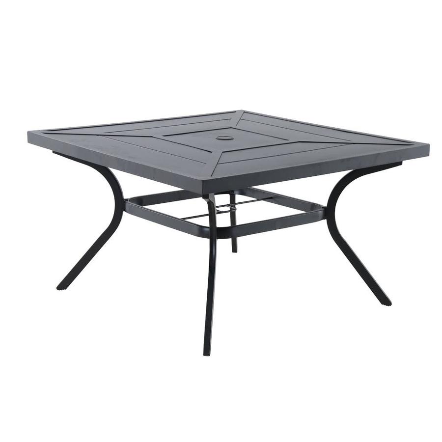 Kingsmead Square Outdoor Coffee Table 36 In W X 36 In L In The Patio Tables Department At Lowes Com