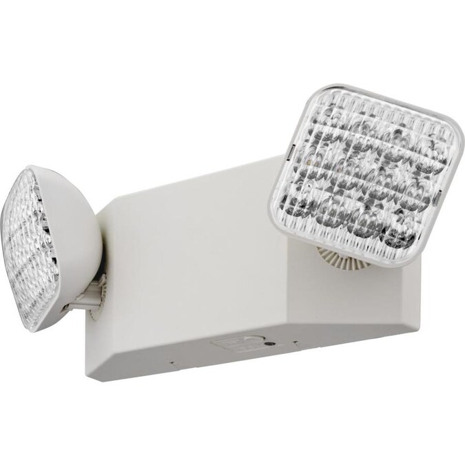 Lithonia Lighting Emergency Light Two LED L-Amp Ivory White in the
