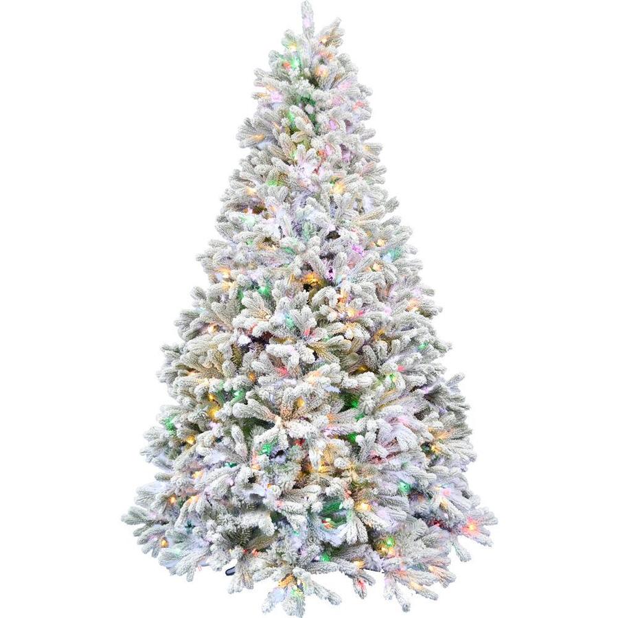 Flocked Artificial Christmas Tree 