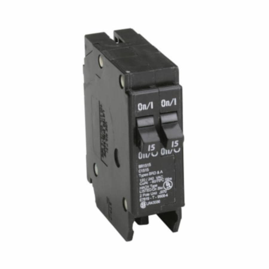 Eaton Type BR 15-Amp 1-Pole Standard Trip Circuit Breaker In The ...