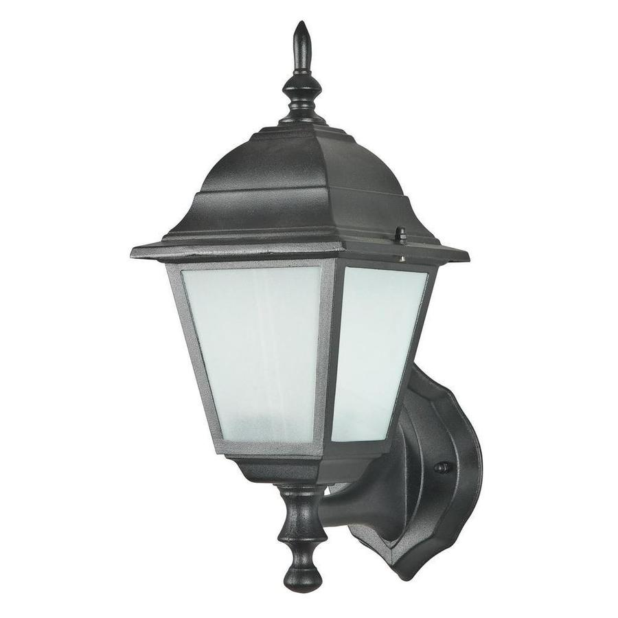 Sunset Lighting 14-in H Black Gu24 Outdoor Wall Light ENERGY STAR at