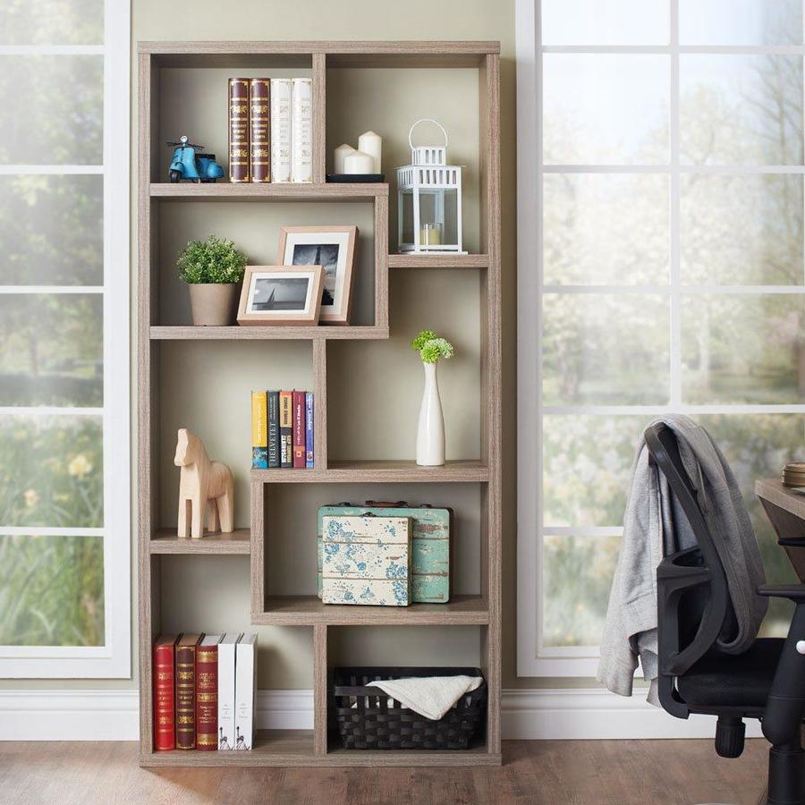 Furniture of America Light Oak 8Shelf Modular Bookcase in the