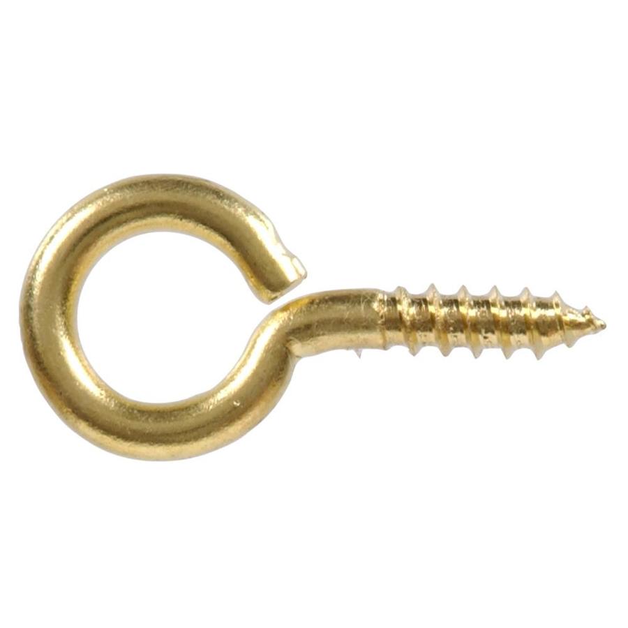 Hillman Brass Screw Eye Hook Pack At Lowes