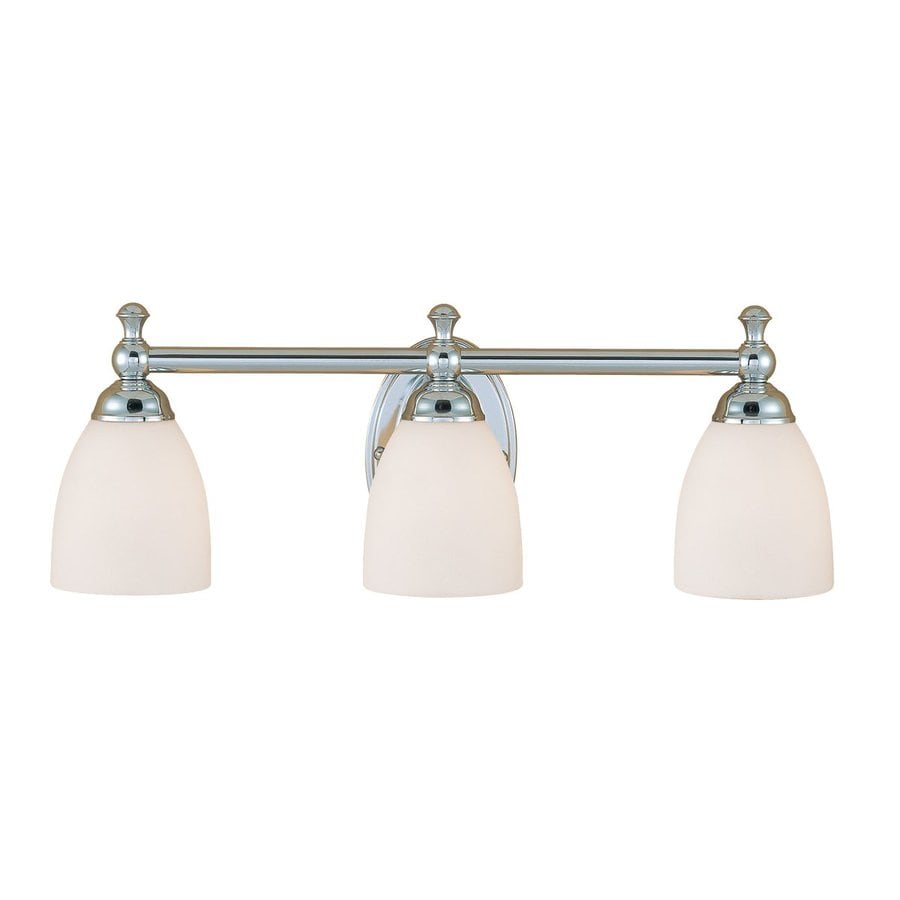 Shop Millennium Lighting 3 Light Chrome Standard Bathroom Vanity Light At