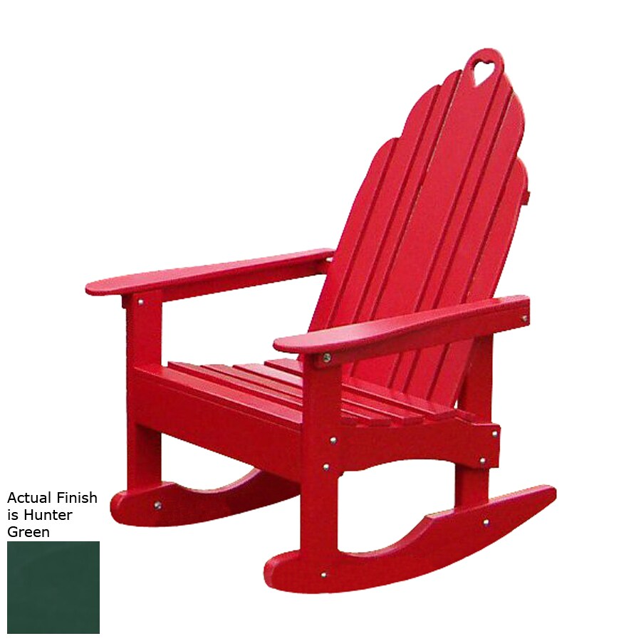  Leisure Design Grandparents Hunter Green Pine Patio Adirondack Chair
