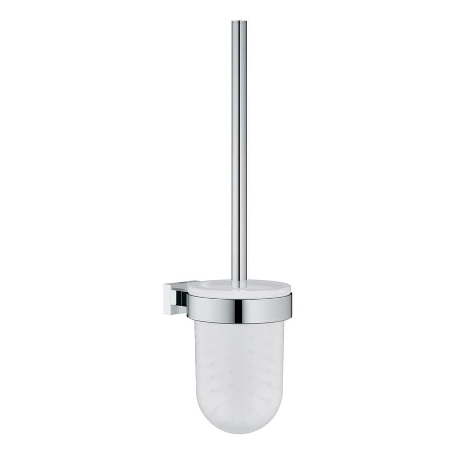 chrome toilet brush holder