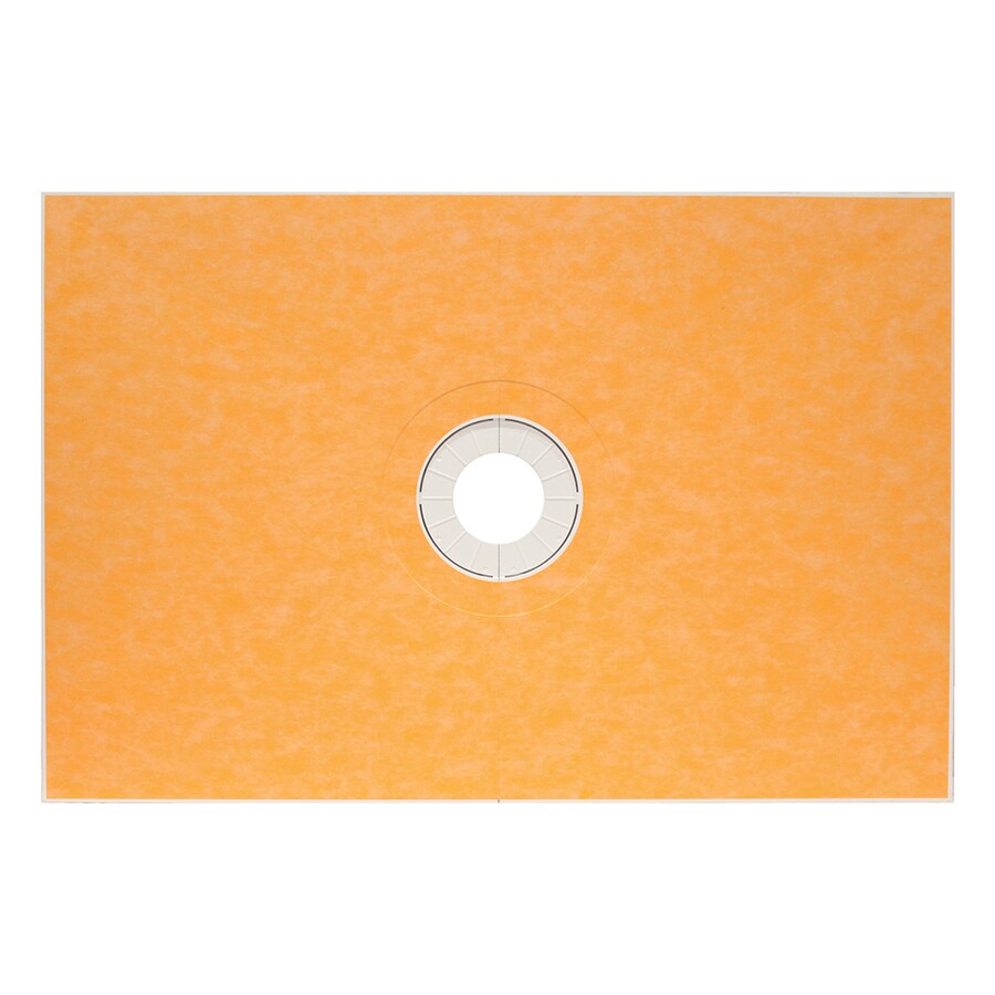 with 2/” PVC Bonding Flange KSK1220 Schluter Kerdi Shower Kit 48/” x 48/” Shower Tray Wedi Joint Sealant and 4/” Stainless Steel Curve Matte Black Grate