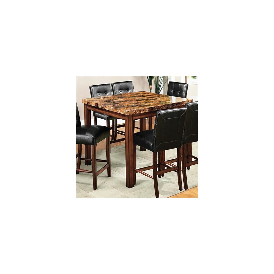 dark oak square dining table