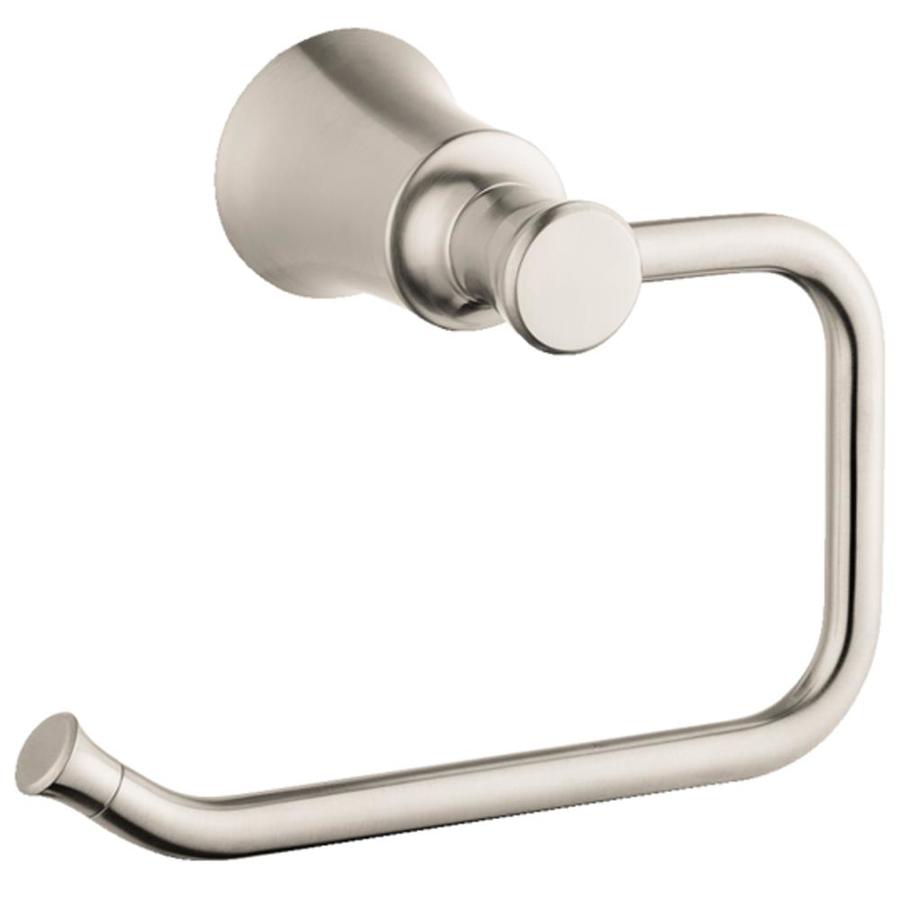 Hansgrohe Joleena Toilet Paper Holder in Brushed Nickel in the Toilet