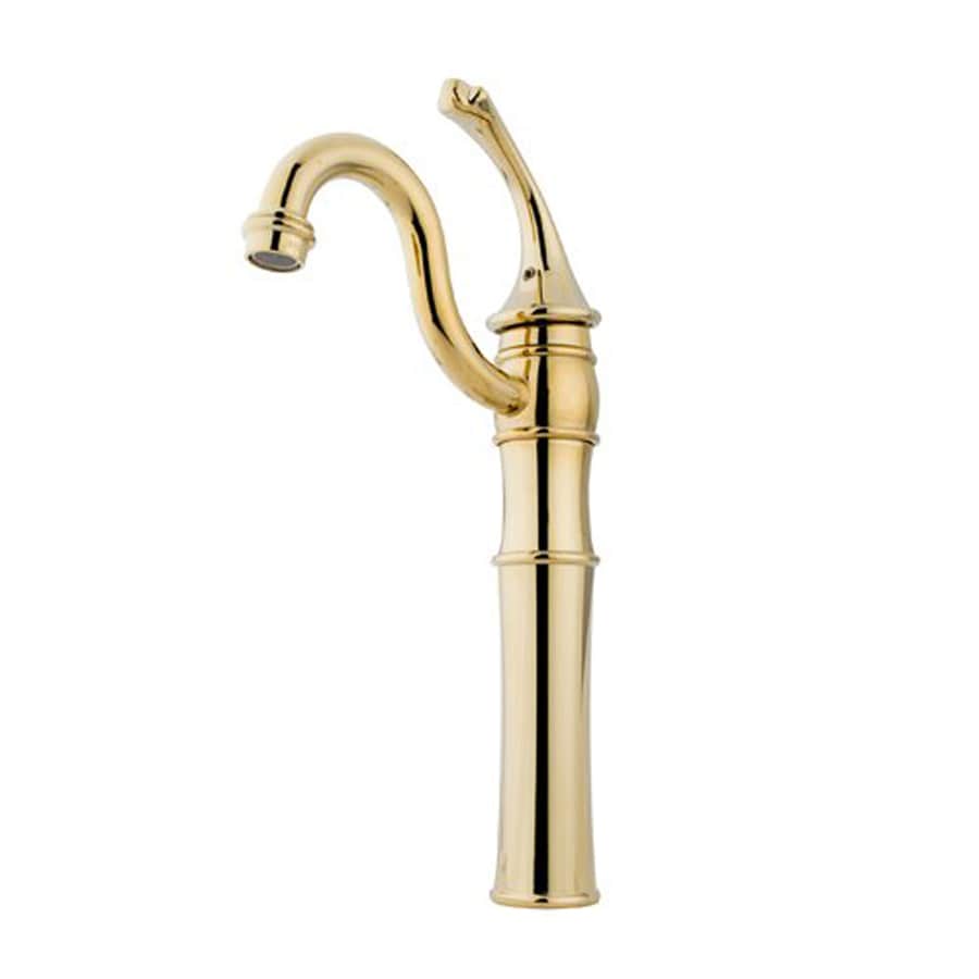 ... of Design Georgian Polished Brass 1-Handle Single Hole Bathroom Faucet