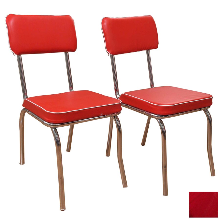 Shop TMS Furniture Set Of 2 Retro Chrome Side Chairs At