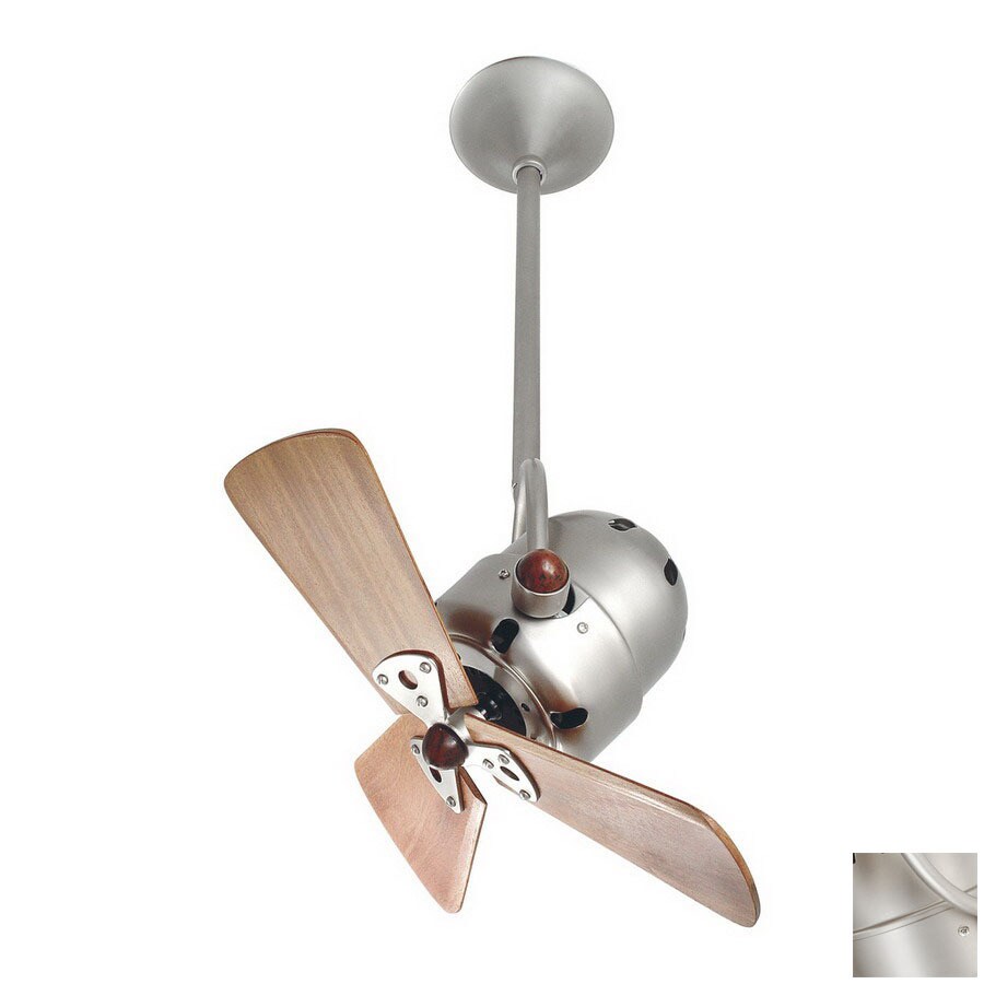 Matthews 16 In Bianca Directional Brushed Nickel Ceiling Fan