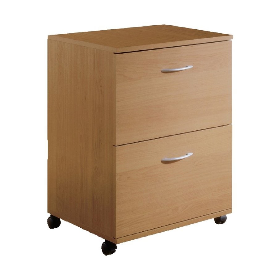 Nexera Natural Maple 2 Drawer File Cabinet In The File Cabinets Department At Lowes Com