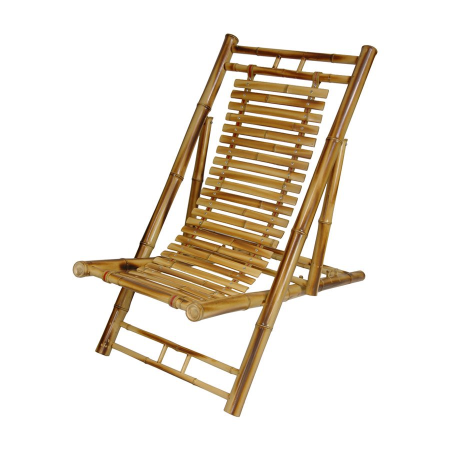 bamboo folding beach chair