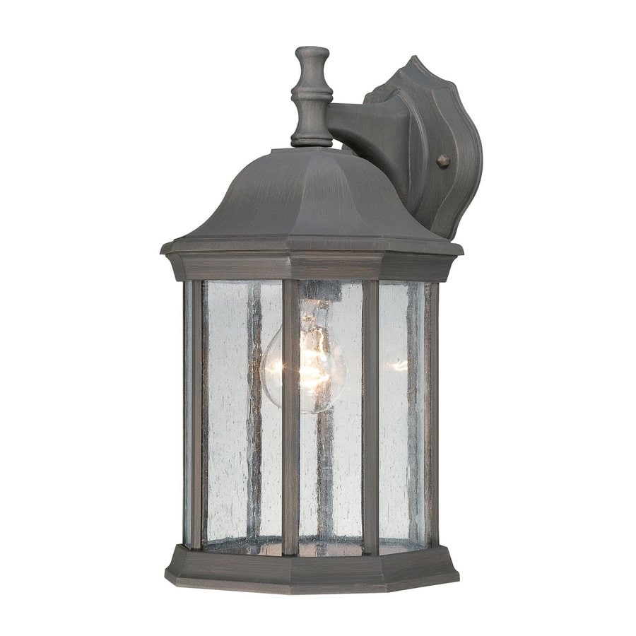 Shop Thomas Lighting Hawthorne 14-in H Painted Bronze Outdoor Wall Light at Lowes.com