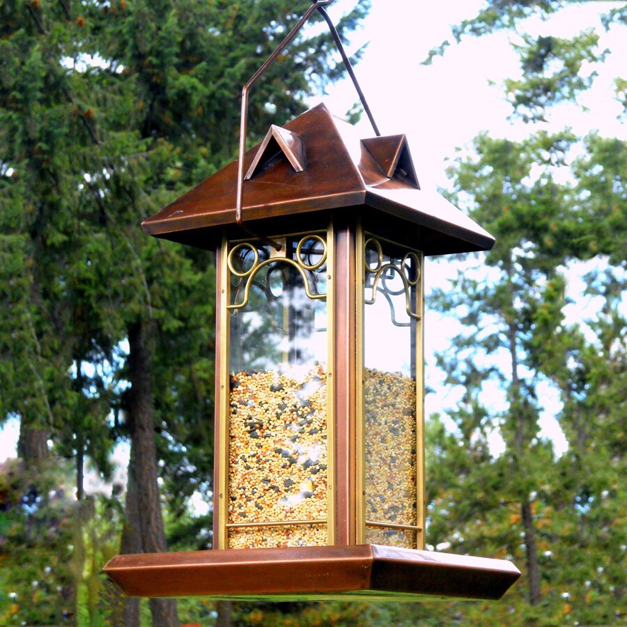 shop-woodlink-metal-tube-bird-feeder-at-lowes