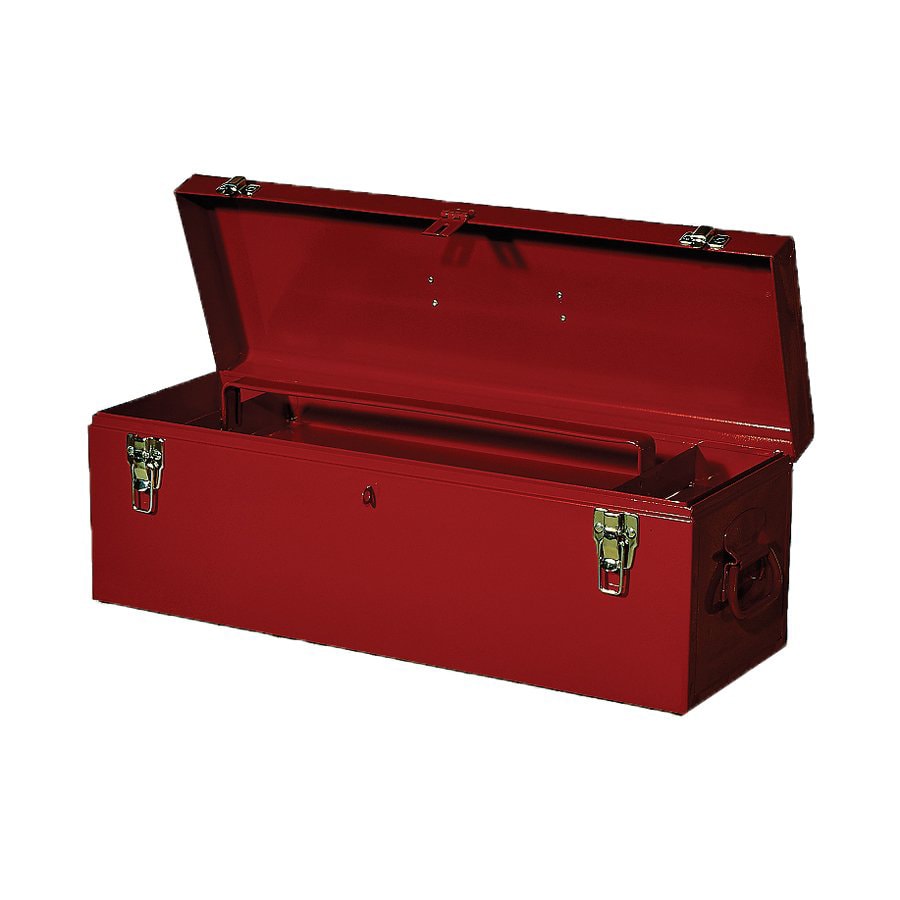 Shop International Tool Storage 26 In Red Steel Lockable Tool Box At