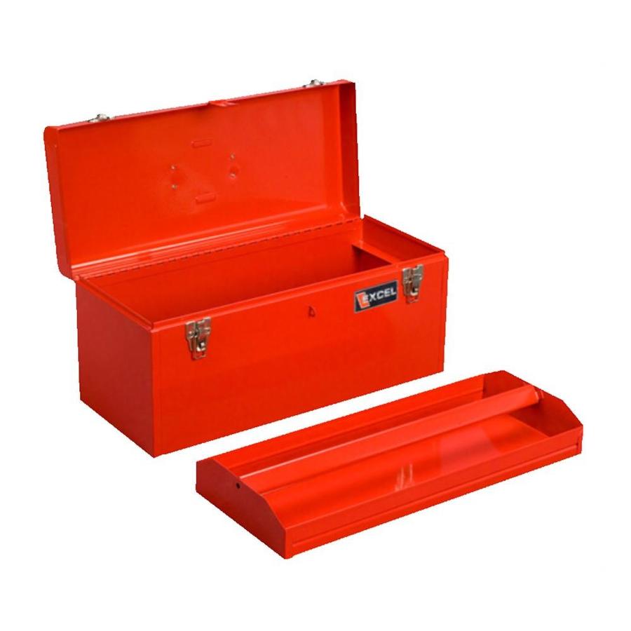 Excel 20 In Steel Lockable Tool Box Red In The Portable Tool Boxes