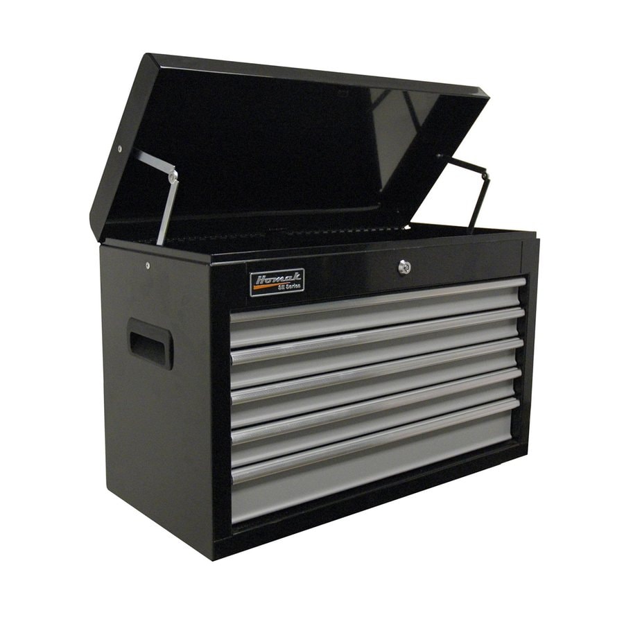 Homak SE 26in W x 17in H 5Drawer Ballbearing Steel Tool Chest