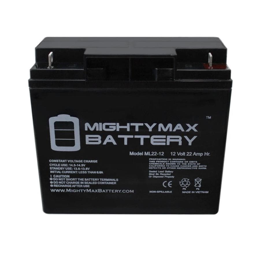 Mighty Max Battery 12v 22ah Sla Battery Replacement For Bb Hr22 12 Rechargeable Sealed Lead Acid 6019