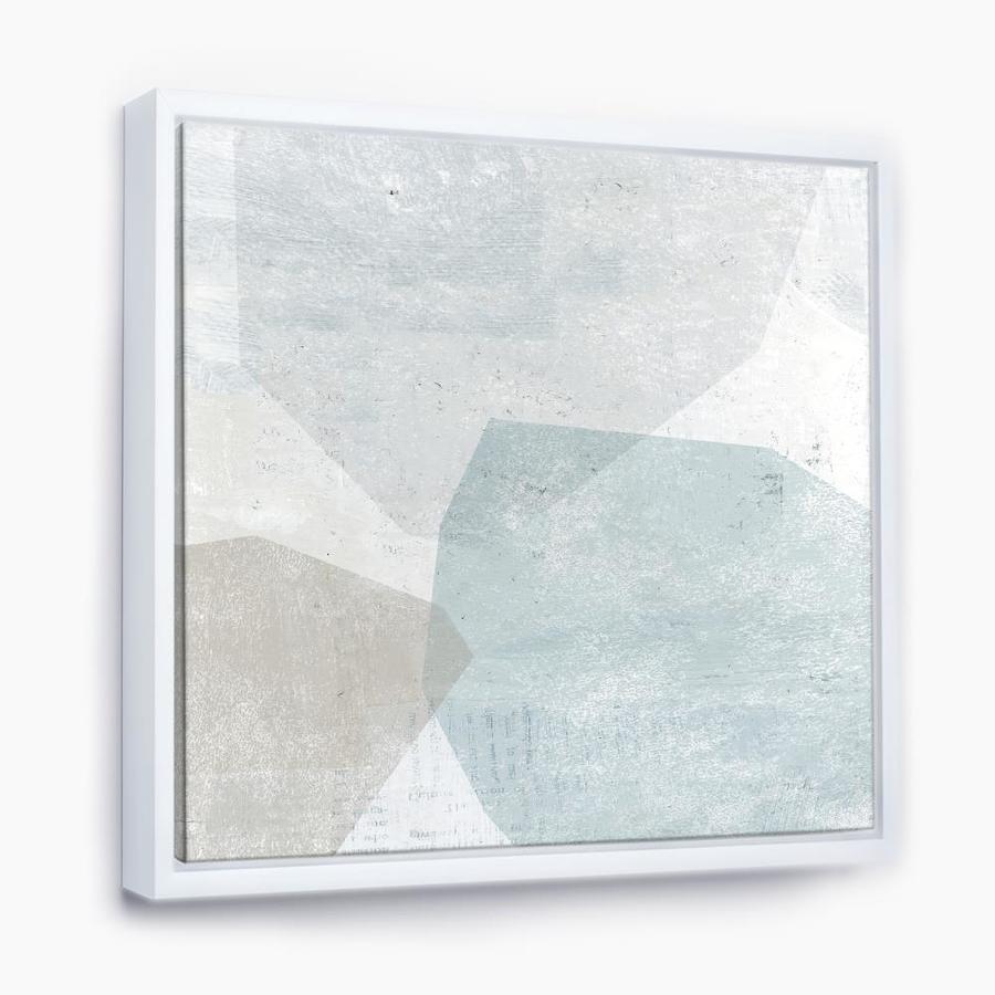 Designart Grey And White Collage Ii- Modern Framed Canvas In The Wall 