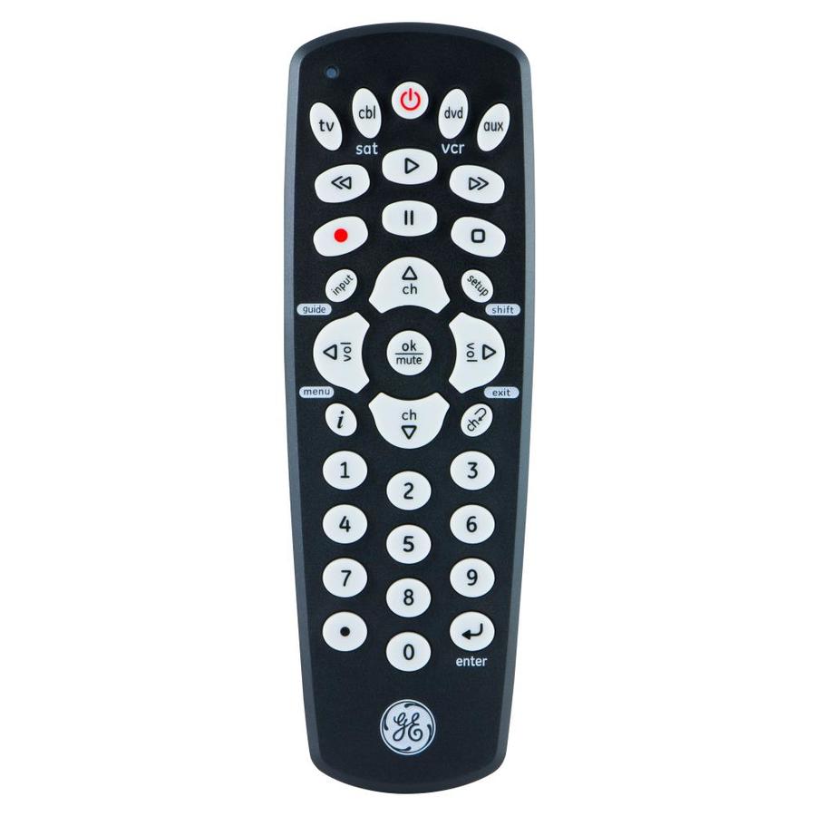 GE GE 4-Device Universal Remote Control, Black in the Universal Remotes