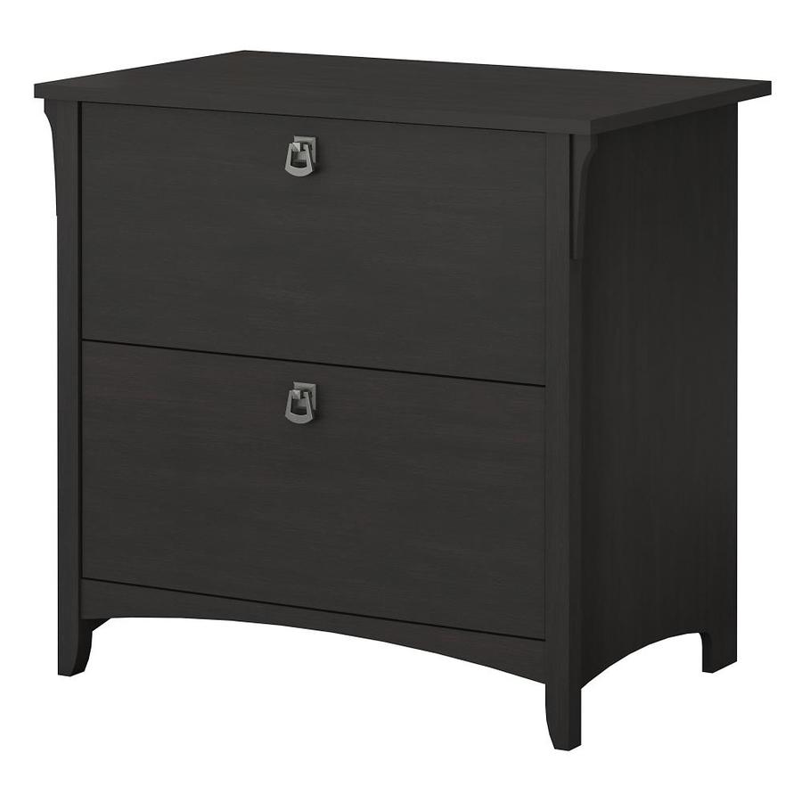 Bush Furniture Bush Furniture Salinas Lateral File Cabinet In Vintage Black In The File Cabinets Department At Lowes Com