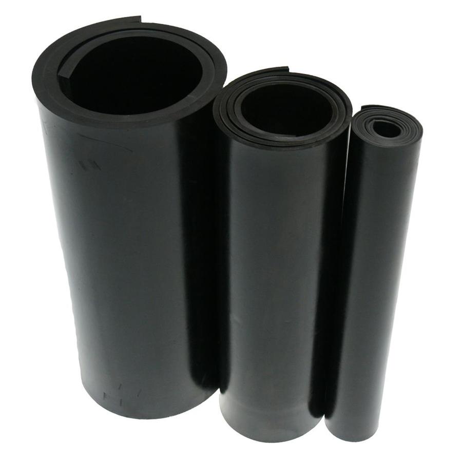 36 Length 0.062 Thickness 6 Width 70A Durometer Smooth Finish 33-P007-062-006-036 General Purpose Rubber Black Adhesive Backed