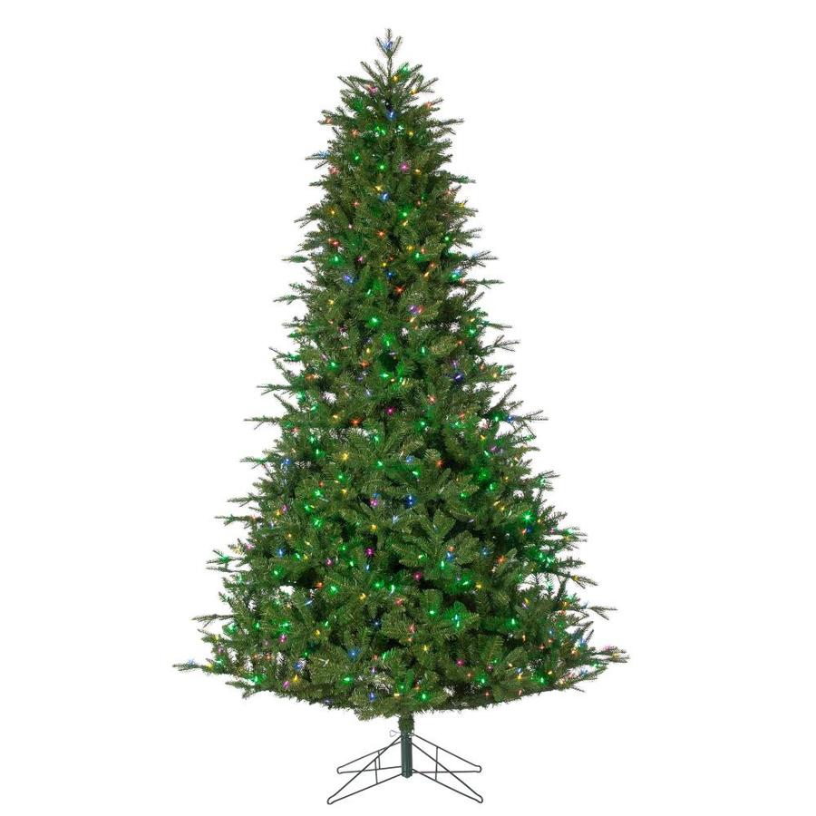 Sterling Tree Company 9-ft Pre-Lit Artificial Christmas Tree with 950 Multi-Function Color